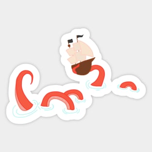 Unleash the Kraken Sticker